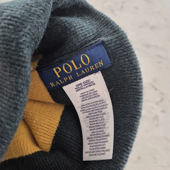 Polo by Ralph Lauren Multicolor Beanie Hat - Picture 3 of 3